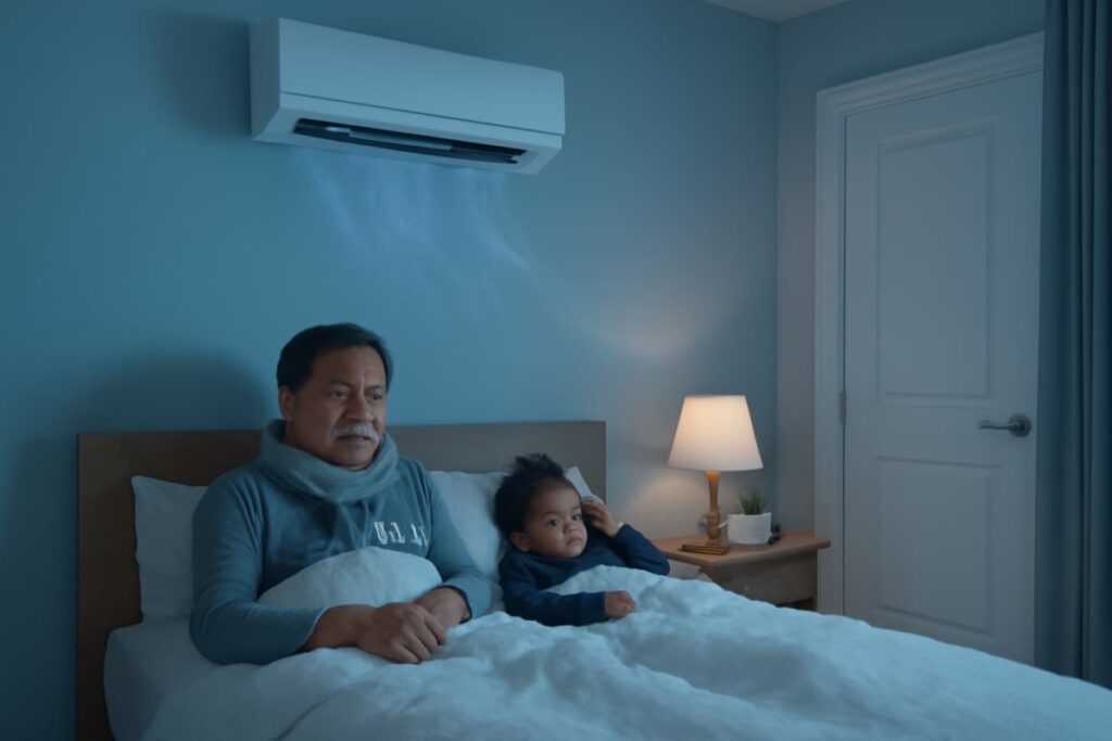 Bật điều hòa đóng kín cửa gây thiếu oxy trong phòng ngủ